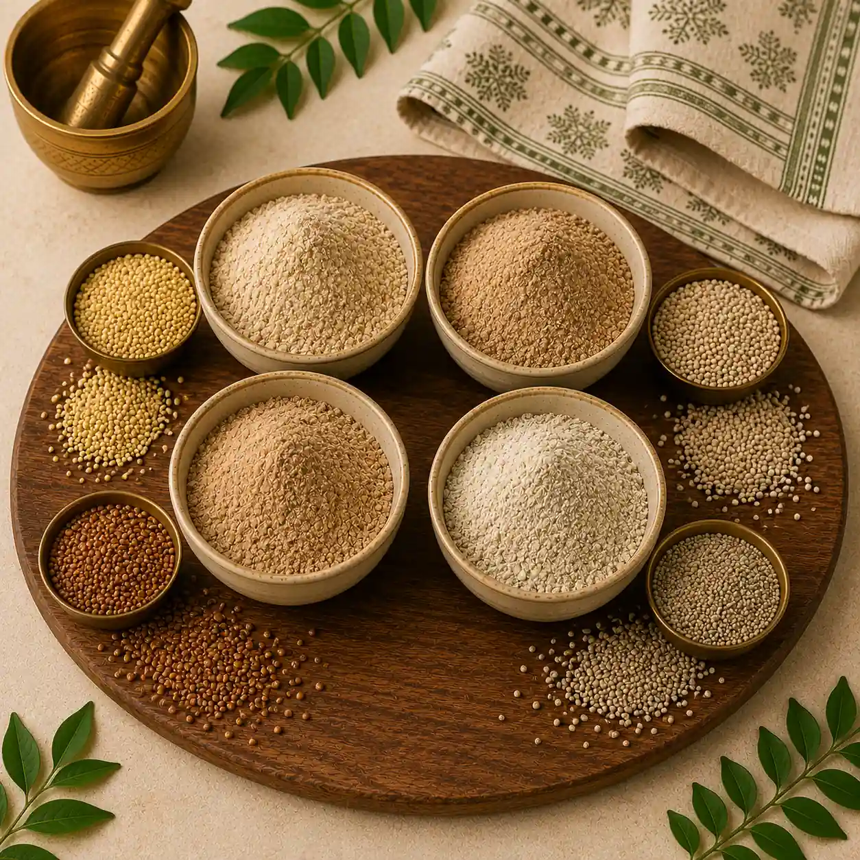 Soaked & Roasted Millet Powders